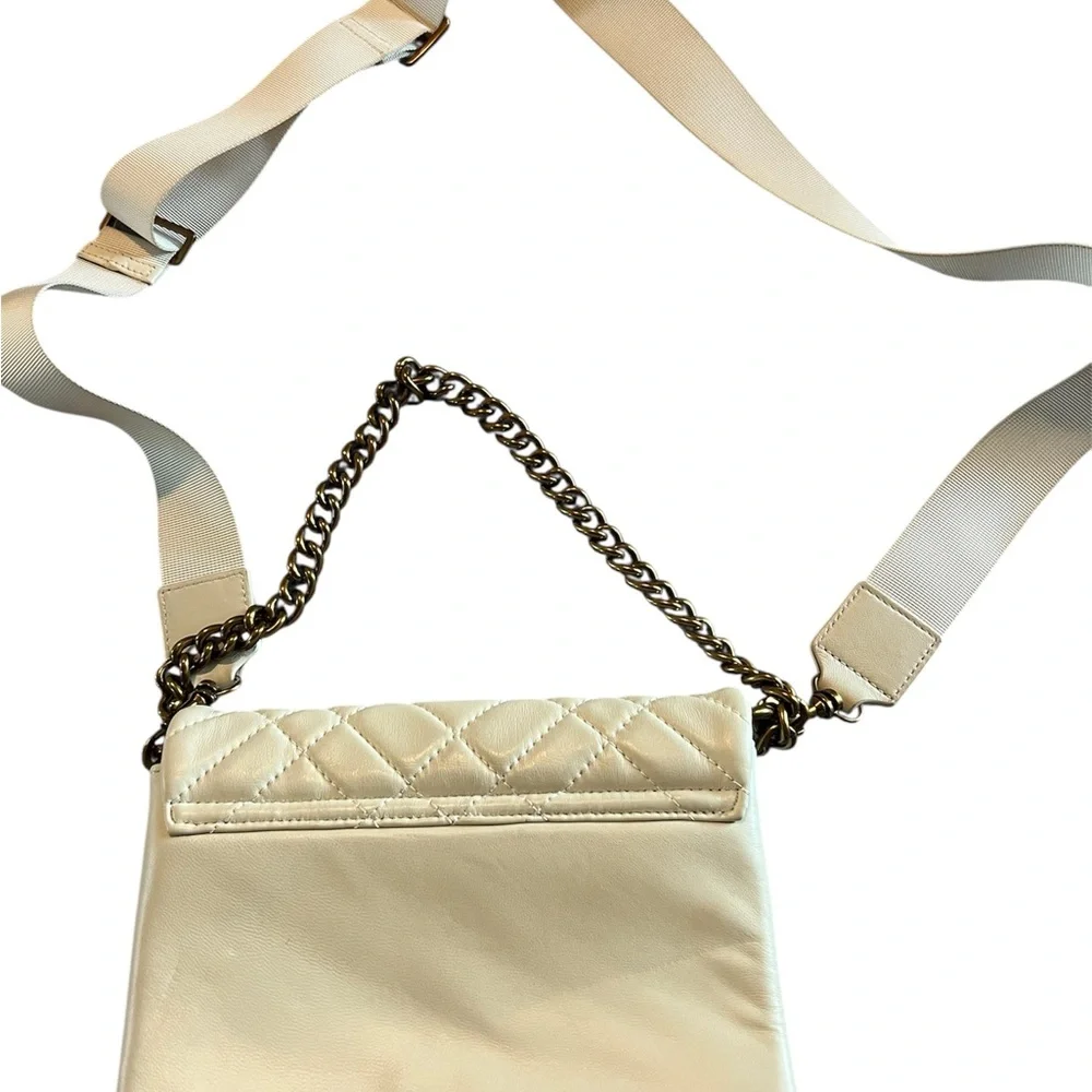 Kurt Geiger White Quilted Shoulder Bag - Picture 3 of 3
